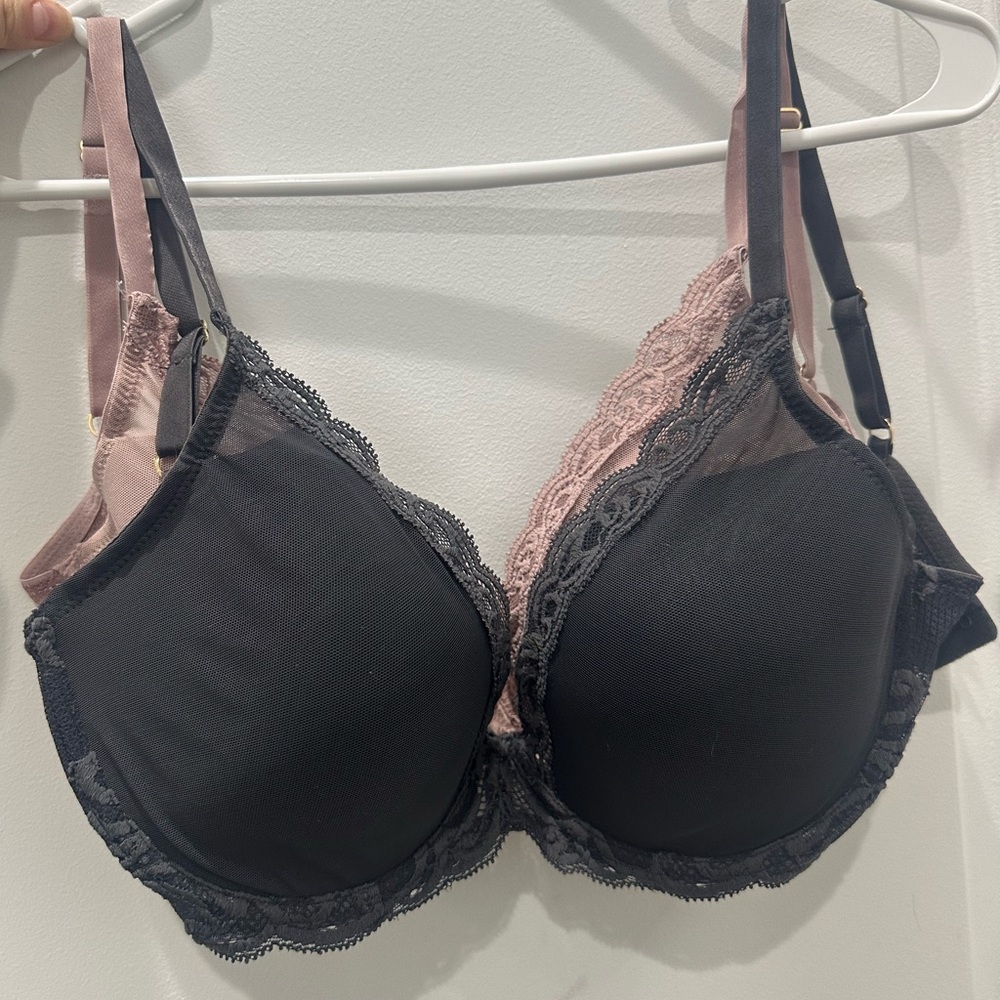 2 Pack Natori Feathers Plunge T-Shirt Bra